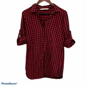Red and Black Checkered Women's Dress